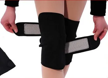 50 пар/Упаковка Турмалиновый пояс самонагревающийся наколенник Магнитотерапевтическая поддержка колена турмалиновый нагревательный Пояс Массажер для колена