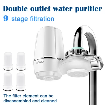 Кухонный кран фильтр фильтр для душа кран для питьевой воды дистиллятор воды для экономии воды водный барьер очиститель воды