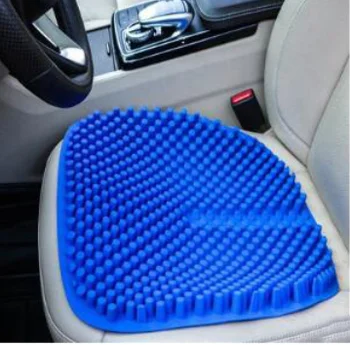 Модная 3D дышащая силикагелевая подушка для автомобильного сиденья, нескользящая, мягкая, комфортная массажная подушка для домашнего офисного кресла, коврик