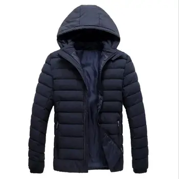 2023 Новая пуховая хлопчатобумажная куртка мужская повседневная модная зимняя куртка для мужчин, ветровка с капюшоном, пальто, мужская водонепроницаемая одежда