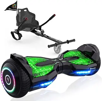 6,5-дюймовая доска для парения с креплением к сиденью, самобалансирующийся скутер с приложением, Bluetooth-ховерборды для детей и взрослых