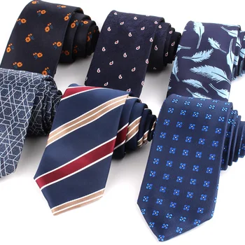 Узкие галстуки для мужчин и женщин, повседневные темно-синие костюмы с галстуками, Свадебный галстук для Жениха, Деловые мужчины, Полосатый галстук, Мужской галстук с цветочным принтом на шее