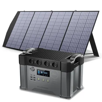 ALLPOWERS S2000 2000W Powerstation 1500Wh Зарядное устройство для солнечной батареи с аварийным резервным питанием с солнечной панелью 18V 100/120/200W