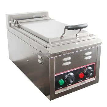 220 В коммерческая электрическая сковородка для жарки гедзы с одним горшком, плита-гриль, оборудование