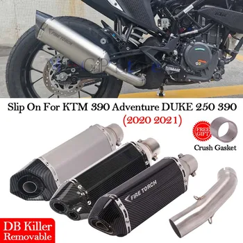 Для KTM250 KTM DUKE 250 390 KTM390 Adventure ADV 2020 2021 KTM125 2021 Выхлопная Система Мотоцикла Среднее Звено Трубы Глушителя Escape