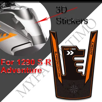 Мотоциклетная Наклейка Для 1290 S R Adventure Аксессуары 3D Накладки На Бак Наклейки Супер Боковые Захваты Комплект для подачи Газа, Мазута, Защита Колена