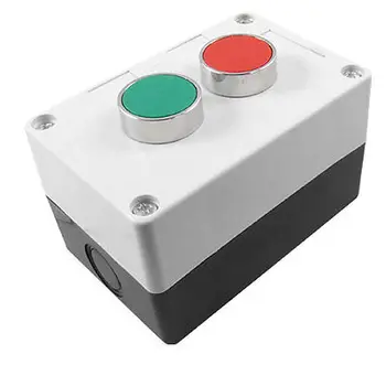 Самоблокирующийся кнопочный переключатель прямоугольной формы