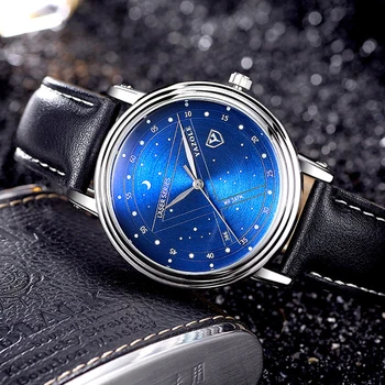 Мужские часы YAZOLE Starry Sky, лучший бренд класса люкс, наручные часы Galaxy, мужские часы, Уникальные модные часы, relojes para hombre
