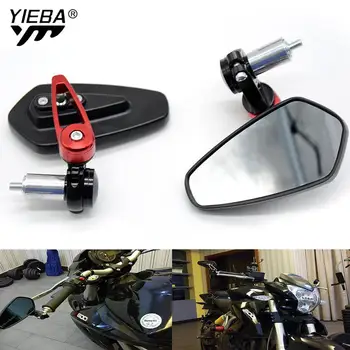 Зеркала заднего вида Мотоцикла, Торцевое Зеркало Для Yamaha MT01 MT03 MT 07 MT 09 MT-10 MT-125 MT 25 FJR1300 2003-2018 2017 2016 2015