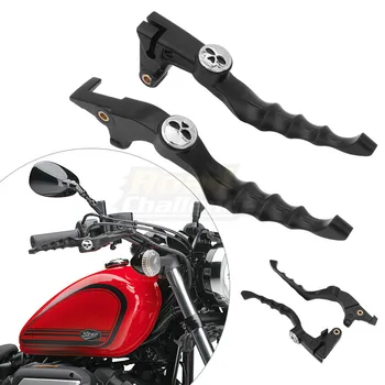 Мотоциклетные рычаги тормозной системы сцепления с черепом, набор ручек для Yamaha Bolt 950 XV950 XVS 950 R/C, спецификация 2013-2019