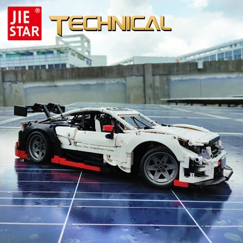 58010 Jiestar высокотехнологичный суперскоростной спортивный гоночный автомобиль MOC Техническая модель Moc Строительные блоки кирпичи игрушки для мальчиков подарки 2489 шт.