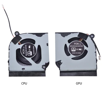 Вентилятор процессора GPU, вентилятор охлаждения ноутбука 5V 0.5A 4Pin Радиатор для acer Nitro 5 AN515-55 HXBE