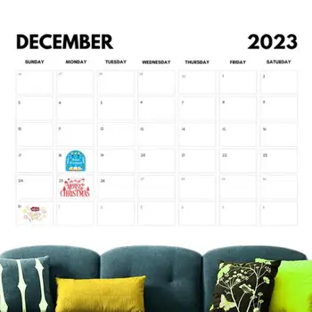 2023 Настенный Календарь Плакат На 12 Месяцев Милые И Забавные Животные Учебный Настенный Календарь С Подвесным Отверстием Свинья Календарь Школьные Принадлежности