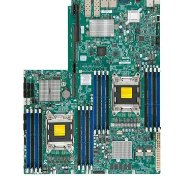 Для серверной материнской платы Supermicro Поддержка процессора Xeon Семейства E5-2600 V1 V2 16x DIMM SATA3 SAS2 LGA2011 DDR3 X9DRW-7TPF