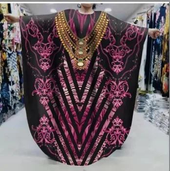 Комплект из 2 предметов, Африканские Платья Для женщин, Африканская Одежда, Мусульманское Длинное Платье, Модный Халат Boubou, Женское Африканское Платье Для Леди