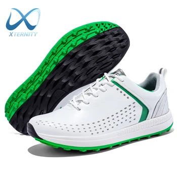Новая водонепроницаемая мужская обувь для гольфа Профессиональные Легкие кроссовки для гольфа Удобные кроссовки для ходьбы Повседневная спортивная обувь для гольфа