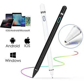 Универсальная емкостная ручка с сенсорным экраном Stlus Smart Pen для систем IOS/Android, Apple iPad, телефон, стилус, карандаш, сенсорная ручка