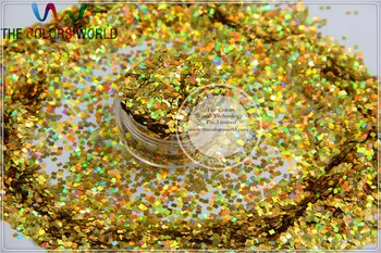 LM-2 Размер 2 мм лазерная голографическая золотая блестка квадратной формы с блестками для дизайна ногтей и поделок своими руками 1 упаковка = 50 г