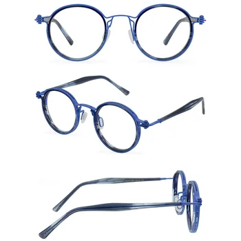 Прозрачные оптические мужские ацетатные очки TAVA * T с титановым механическим дизайном в стиле стимпанк, очки по рецепту, очки SC117