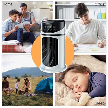 Портативный кондиционер USB Mini Air Conditioner Air Cooler Вентилятор водяного охлаждения Кондиционер air cooler для домашнего офиса