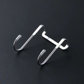 Крючки для одежды Многофункциональный дизайн с двойным крючком из нержавеющей стали, инструменты для хранения, Задние дверные крючки, S-образный крючок, вешалка для полотенец