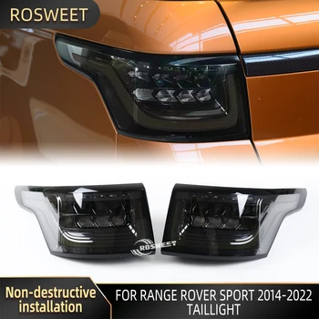 2ШТ Автомобильный фонарь Задние Стоп-сигналы Задний фонарь для Range Rover Sport 2014-2022 L494 Черный задний фонарь
