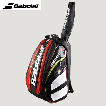 Подлинный Теннисный рюкзак Babolat 2023 Pure Aero Черный, Красный, Новый Цвет, Сумка для теннисных ракеток для Сквоша, Бадминтона, сумки для теннисных ракеток Унисекс