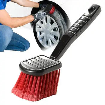 Щетки для чистки колесных дисков, щетка для деталей шин с длинной ручкой, инструмент для чистки автомобилей, грузовых автомобилей, прицепов, автопогрузчиков