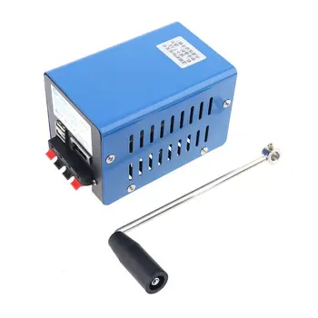 Ручной кривошипный генератор мощностью 20 Вт, USB-зарядный генератор для активного отдыха на открытом воздухе, прямая поставка