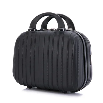 14-дюймовый дорожный ручной чемодан, женская портативная косметичка, высококачественная подарочная коробка, сумка для хранения на молнии, маленький детский студенческий багаж