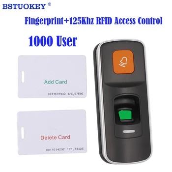 Биометрическая Система контроля доступа по отпечаткам пальцев 125 кГц RFID Считыватель карт доступа Wiegand26 Поддержка Ввода/Вывода SD-карт и Дверных звонков