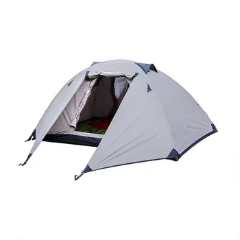 Уличная двухместная непромокаемая палатка, Ветрозащитная утолщенная палатка для кемпинга, Портативная походная палатка с защитой от комаров на все сезоны