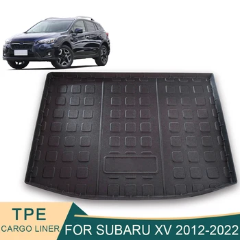 Для Subaru XV Crosstrek 2012-2022 Авто Грузовой Лайнер Всепогодный TPE Нескользящие Коврики для Багажника Загрузочный Лоток Ковер Аксессуары для интерьера