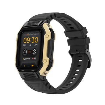 Умные часы Мужские Военные Здоровый Монитор Голосовой вызов Bluetooth Фитнес Водонепроницаемые спортивные Умные часы для IOS Android Телефон Новый