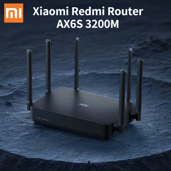 Новый маршрутизатор Xiaomi Redmi AX6S 3200 Мбит/с WiFi-6 Ячеистая сеть 8 потоков, двухъядерный 1,35 ГГц, 256 МБ OFDMA + MU-MIMO, удобный маршрут подключения