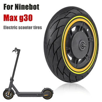 10 Дюймов 10x2,50 Внедорожная сплошная шина для Ninebot Max G30, Сменные резиновые шины, Аксессуары для электрического скутера