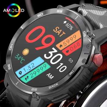 LIGE 1,6-Дюймовые AMOLED Смарт-часы Мужские 4G Rom 1G Ram Bluetooth Вызов 400mah Спортивные Часы Ip68 Водонепроницаемые Smartwatch 2023 400*400