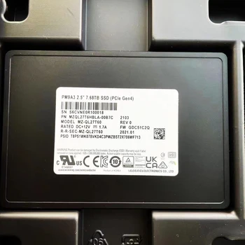 PM9A3 Для Samsung Новый Корпоративный Серверный твердотельный накопитель MZQL27T6HBLA-00B7C 7.68T U2 NVME 4.0