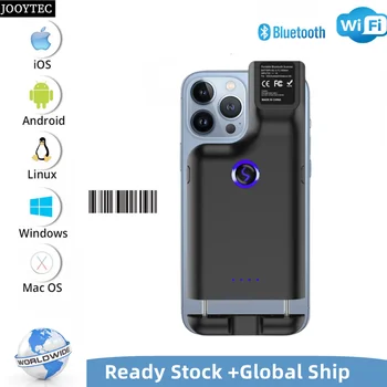 JOOYTEC Bluetooth 1D Лазерный Сканер штрих-кодов с Задней Клипсой Для Считывания штрих-кодов в телефоне Универсальный