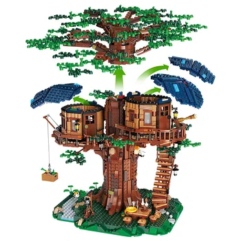 2022 В наличии 1013 + штук Дом дерево Идеи MOC 33111 Модель Строительные блоки Кирпич Совместимые 21318 игрушки для мальчиков Детские подарки