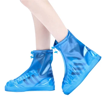 Водонепроницаемый чехол для обуви, толстый износостойкий чехол для дождевых ботинок из ПВХ, для мужчин и женщин, для путешествий на открытом воздухе, нескользящий модный чехол для обуви
