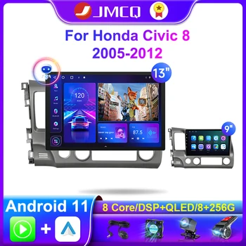 JMCQ 13,1 “2K Беспроводной CarPlay Android Авто Автомобильный Радио Мультимедийный Видеоплеер Навигация Для Honda Civic 8 2005-2012 Мультимедиа