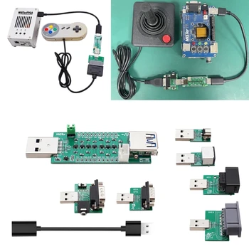 Игровой контроллер P9YE Conveter Подходит для платы DE10-Nano MiSTerFPGA USB3.0, комплект адаптеров для контроллера с кабелем