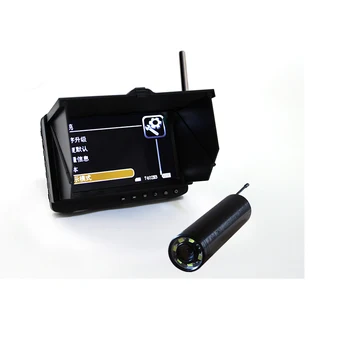 Портативная беспроводная камера для осмотра дымохода с частотой 2,4 ГГц и 5-дюймовым монитором на литий-батарейках для лучшей уборки