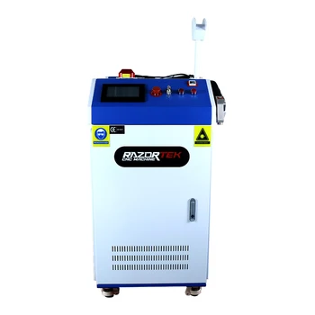 Razortek 1000W 1500W 2000W Raycus Laser Cleaner Машина для удаления краски, Волоконно-лазерная машина для очистки от ржавчины