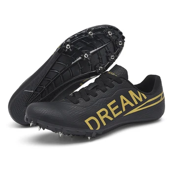 Спринтерская обувь Dream Eagle Spikes Профессиональные легкие мужские кроссовки для легкой атлетики, короткий Бег, прыжки, Тренировочные Гвозди, кроссовки