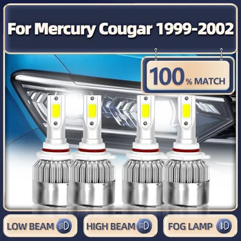 240 Вт 20000ЛМ Автомобильные фары Дальнего ближнего света Автолампа 12V 6000K Turbo Автомобильный фонарь для Mercury Cougar 1999 2000 2001 2002