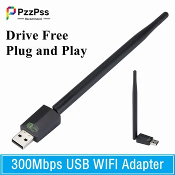 PzzPss Mini USB WiFi Адаптер LAN Wi-Fi Приемник 300 Мбит/с WIFI Адаптер Беспроводная сетевая карта Для ПК Windows