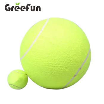 Горячий Продаваемый 9,5-дюймовый Тренировочный Профессиональный Изготовленный На заказ Большой теннисный мяч С печатью логотипа Для рекламного подарка Надувной теннисный купол