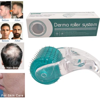 Роликовая система DRS 192 с настоящими иглами, Микроигла для восстановления волос, роста бороды, против выпадения волос, Мезотерапия лица